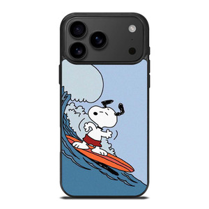 SNOOPY SURFING CARTOON iPhone 17 Pro Max Case Cover