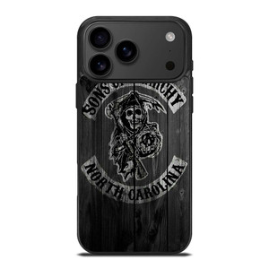 SONS OF ANARCHY NORTH CAROLINA WOOD LOGO iPhone 17 Pro Max Case Cover SONS OF ANARCHY NORTH CAROLINA WOOD LOGO iPhone 17 Pro Max Case Cover