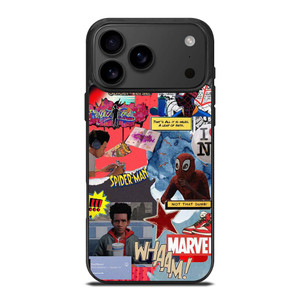 SPIDERMAN MILES MORALES COLLAGE 2 iPhone 17 Pro Max Case Cover
