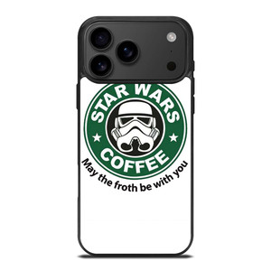 STARBUCKS COFFEE STAR WARS MAY THE FROTH BE WITH YOU iPhone 17 Pro Max Case Cover STARBUCKS COFFEE STAR WARS MAY THE FROTH BE WITH YOU iPhone 17 Pro Max Case Cover