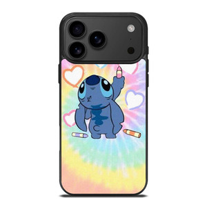 STITCH CARTOON TIE DYE PATTERN iPhone 17 Pro Max Case Cover