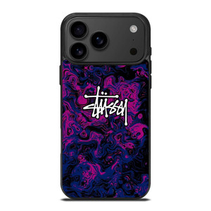 STUSSY PURPLE LOGO iPhone 17 Pro Max Case Cover