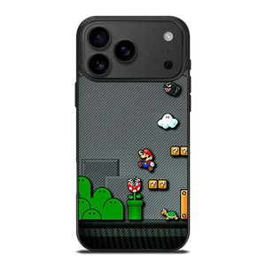SUPER MARIO BROS CARBON GAMES iPhone 17 Pro Max Case Cover