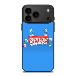SUPREME AND THE SMURFS iPhone 17 Pro Max Case Cover SUPREME AND THE SMURFS iPhone 17 Pro Max Case Cover