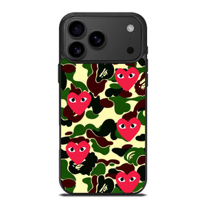 SUPREME BAPE COMME DES GARCONS iPhone 17 Pro Max Case Cover SUPREME BAPE COMME DES GARCONS iPhone 17 Pro Max Case Cover