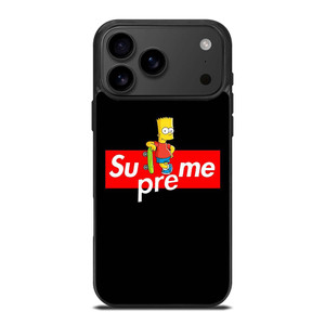 SUPREME BART SIMPSONS SKATER iPhone 17 Pro Max Case Cover