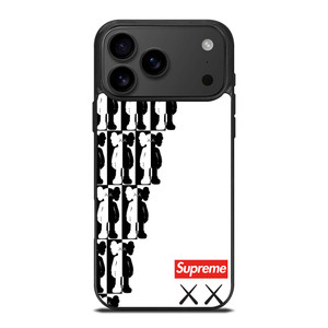 SUPREME KAWS BLACK WHITE iPhone 17 Pro Max Case Cover SUPREME KAWS BLACK WHITE iPhone 17 Pro Max Case Cover