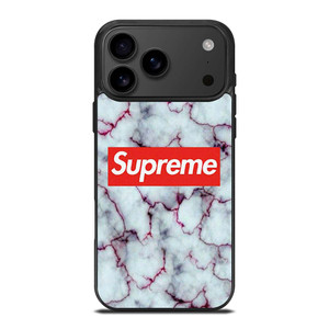 SUPREME MARBLE TEXTURE iPhone 17 Pro Max Case Cover