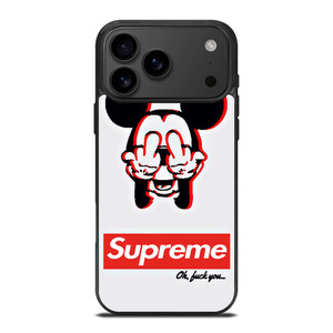 SUPREME MICKEY MOUSE iPhone 17 Pro Max Case Cover SUPREME MICKEY MOUSE iPhone 17 Pro Max Case Cover