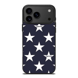 SUPREME STARS PATTERN iPhone 17 Pro Max Case Cover SUPREME STARS PATTERN iPhone 17 Pro Max Case Cover