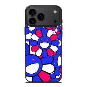 TAKASHI MURAKAMI BLUE PINK iPhone 17 Pro Max Case Cover TAKASHI MURAKAMI BLUE PINK iPhone 17 Pro Max Case Cover