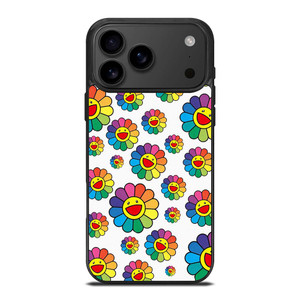 TAKASHI MURAKAMI FLOWER PATTERN iPhone 17 Pro Max Case Cover