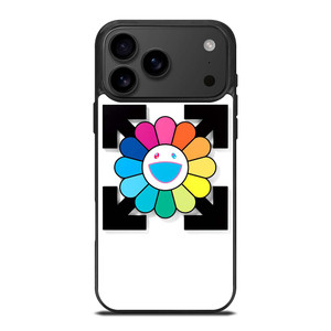TAKASHI MURAKAMI SMILEY FLOWER OFF WHITE iPhone 17 Pro Max Case Cover TAKASHI MURAKAMI SMILEY FLOWER OFF WHITE iPhone 17 Pro Max Case Cover