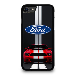 FORD MUSTANG RED CAR  iPhone SE 2020 Case Cover