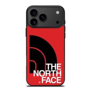 THE NORTH FACE LOGO BLACK RED iPhone 17 Pro Max Case Cover