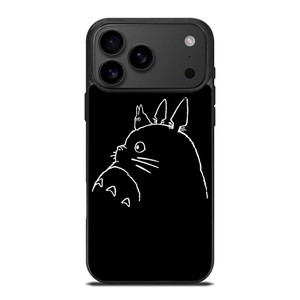 TOTORO ANIME BLACK iPhone 17 Pro Max Case Cover TOTORO ANIME BLACK iPhone 17 Pro Max Case Cover