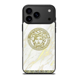 VERSACE GOLD MARBLE iPhone 17 Pro Max Case Cover