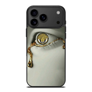 VERSACE LOGO GOLDEN TEAR iPhone 17 Pro Max Case Cover VERSACE LOGO GOLDEN TEAR iPhone 17 Pro Max Case Cover