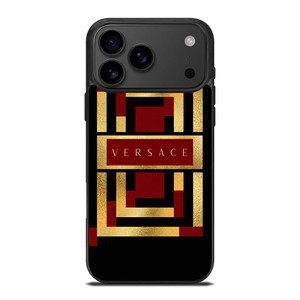 VERSACE LOGO RED GOLD ICON iPhone 17 Pro Max Case Cover VERSACE LOGO RED GOLD ICON iPhone 17 Pro Max Case Cover