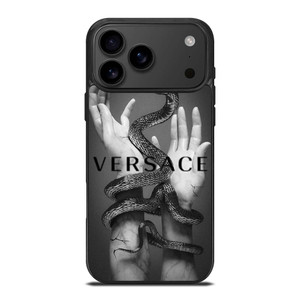 VERSACE LOGO SNAKE AND HANDS iPhone 17 Pro Max Case Cover VERSACE LOGO SNAKE AND HANDS iPhone 17 Pro Max Case Cover
