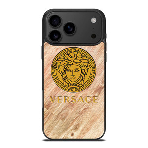 VERSACE WOODEN EMBLEM iPhone 17 Pro Max Case Cover VERSACE WOODEN EMBLEM iPhone 17 Pro Max Case Cover