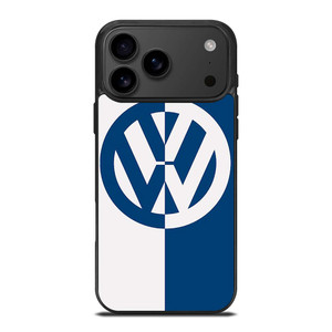VW VOLKSWAGEN SLICED BLUE LOGO iPhone 17 Pro Max Case Cover