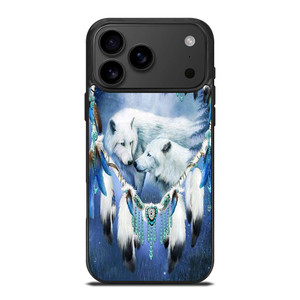 WHITE WOLF DREAMCATCHER iPhone 17 Pro Max Case Cover