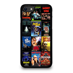 HORROR MOVIES POSTER COLLAGE iPhone SE 2020 Case Cover HORROR MOVIES POSTER COLLAGE iPhone SE 2020 Case Cover