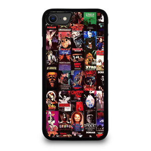 HORROR MOVIES POSTERS COLLAGE iPhone SE 2020 Case Cover HORROR MOVIES POSTERS COLLAGE iPhone SE 2020 Case Cover