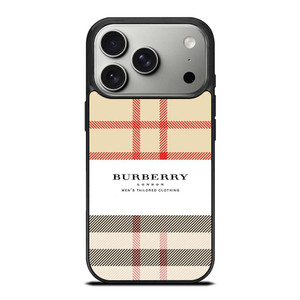 BURBERRY LONDON MEN'S TAILORED CLOTHING iPhone 17 Pro Case Cover