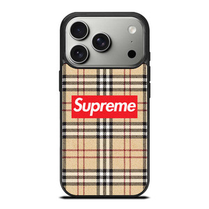 BURBERRY X SUPREME iPhone 17 Pro Case Cover BURBERRY X SUPREME iPhone 17 Pro Case Cover
