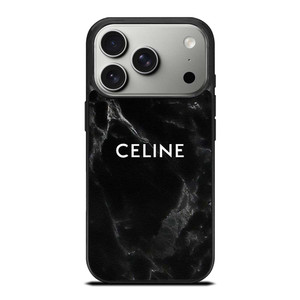 CELINE BLACK LOGO iPhone 17 Pro Case Cover