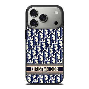 CHRISTIAN DIOR PARIS LOGO PATTERN iPhone 17 Pro Case Cover