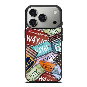 CLASSIC AMERICAN CAR PLATE iPhone 17 Pro Case Cover