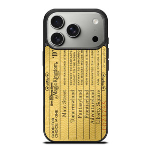 DISNEY WORLD TICKET iPhone 17 Pro Case Cover