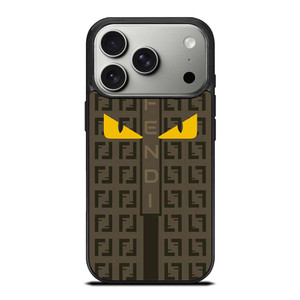 FENDI PARIS EYES PATTERN iPhone 17 Pro Case Cover