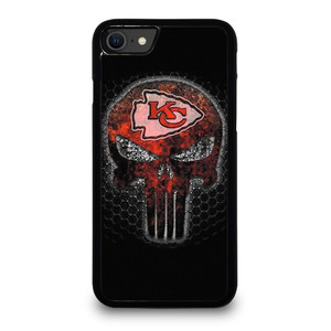 KANSAS CITY CHIEF PUNISHER SKULL LOGO iPhone SE 2020 Case Cover KANSAS CITY CHIEF PUNISHER SKULL LOGO iPhone SE 2020 Case Cover