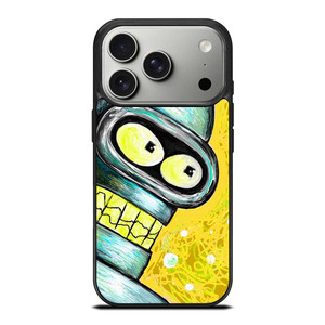 FUTURAMA BENDER CARTOON PAINTED iPhone 17 Pro Case Cover