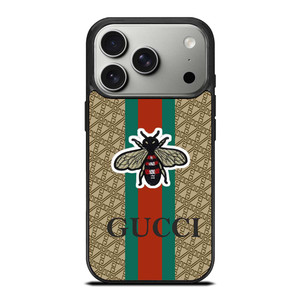 GUCCI LOGO PATTERN BEE iPhone 17 Pro Case Cover