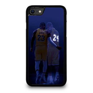 KOBE BRYANT LEBRON JAMES LA LAKERS iPhone SE 2020 Case Cover KOBE BRYANT LEBRON JAMES LA LAKERS iPhone SE 2020 Case Cover