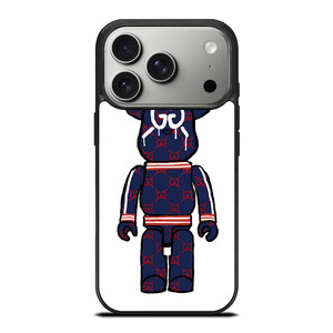 GUCCI LOGO X KAWS BEAR ICON iPhone 17 Pro Case Cover