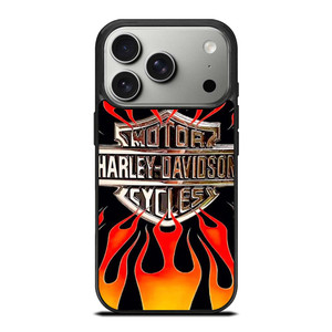 HARLEY DAVIDSON MOTORCYCLE LOGO FLAME iPhone 17 Pro Case Cover HARLEY DAVIDSON MOTORCYCLE LOGO FLAME iPhone 17 Pro Case Cover