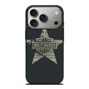 HARLEY DAVIDSON MOTORCYCLE STAR LOGO iPhone 17 Pro Case Cover HARLEY DAVIDSON MOTORCYCLE STAR LOGO iPhone 17 Pro Case Cover