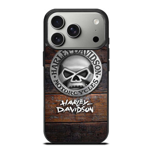 HARLEY DAVIDSON MOTORCYCLES COMPANY WOODEN LOGO iPhone 17 Pro Case Cover
