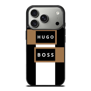 HUGO BOSS LOGO GOLD iPhone 17 Pro Case Cover