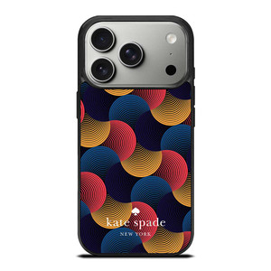 KATE SPADE NEW YORK CIRCULAR COLORFUL PATTERN iPhone 17 Pro Case Cover