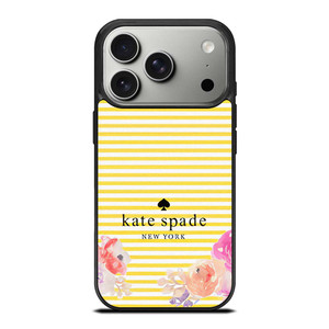 KATE SPADE NEW YORK FLORAL STRIPE iPhone 17 Pro Case Cover