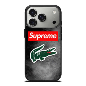 LACOSTE X SUPREME LOGO iPhone 17 Pro Case Cover LACOSTE X SUPREME LOGO iPhone 17 Pro Case Cover