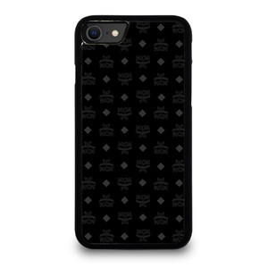 MCM WORLDWIDE TRIPPLE BLACK  iPhone SE 2020 Case Cover