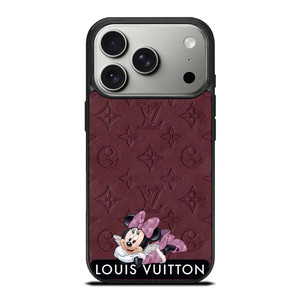 LOUIS VUITTON LV FEAT MINNIE MOUSE DISNEY iPhone 17 Pro Case Cover LOUIS VUITTON LV FEAT MINNIE MOUSE DISNEY iPhone 17 Pro Case Cover